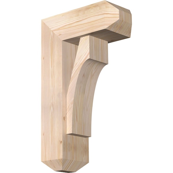 Ekena Millwork Westlake Craftsman Smooth Bracket w/ Offset Brace, Douglas Fir, 7 1/2"W x 18"D x 30"H BKT0806X18X30WTL04SDF - main